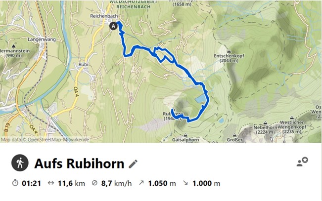 CVJM Wanderung „Rubihorn“ am 14.09.2024