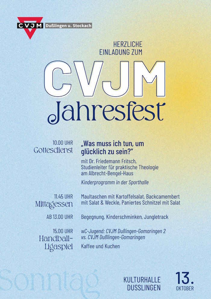 CVJM Jahresfest / Lobpreisabend