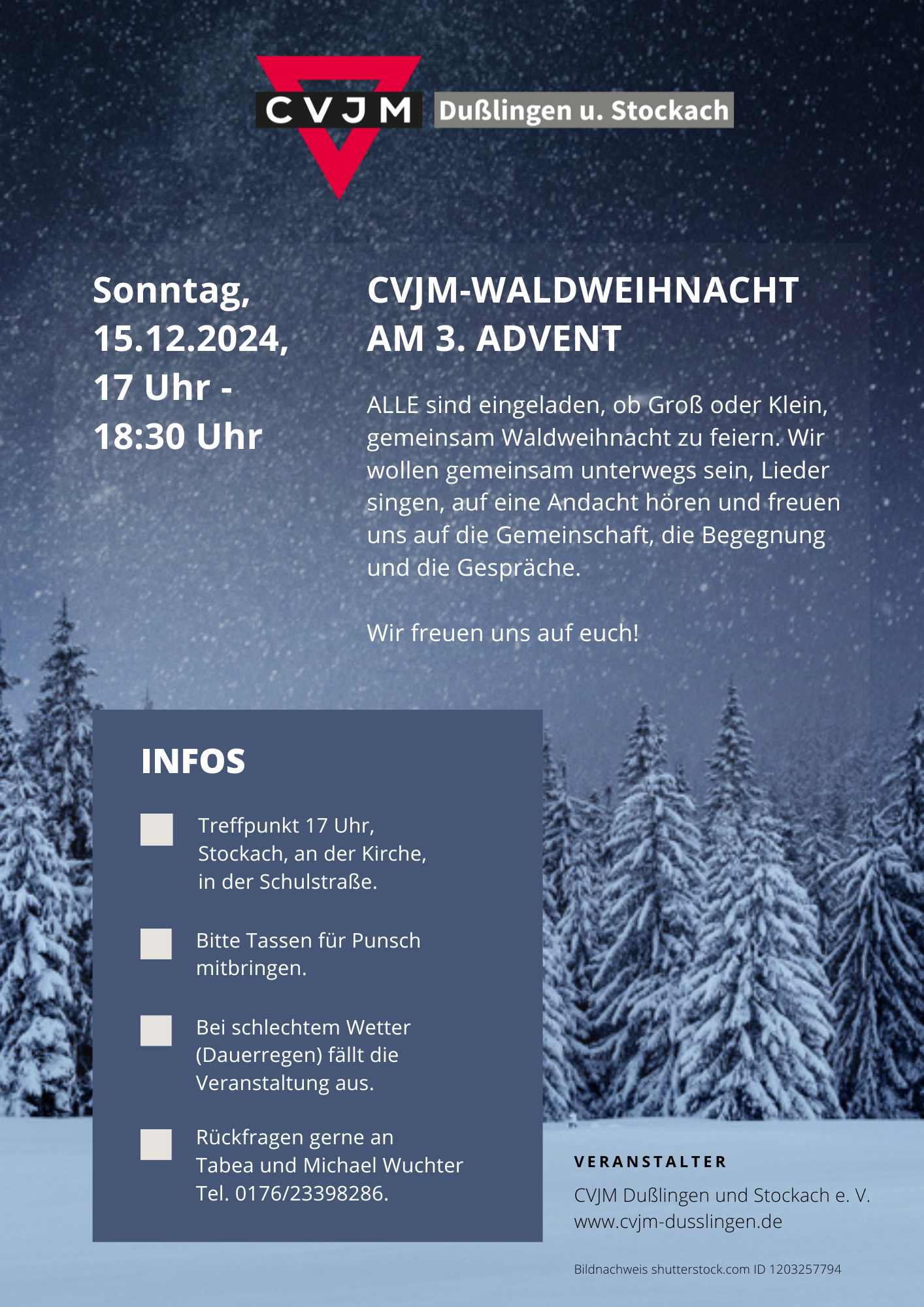 Waldweihnacht am 15.12.